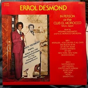 Errol Desmond- In Person at the Club El Morocco (Soul)